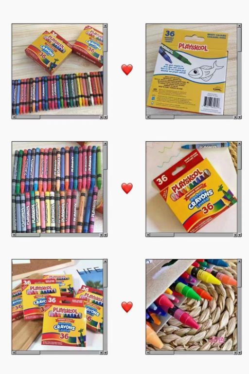 47608 - Children's School Playskool Crayons China