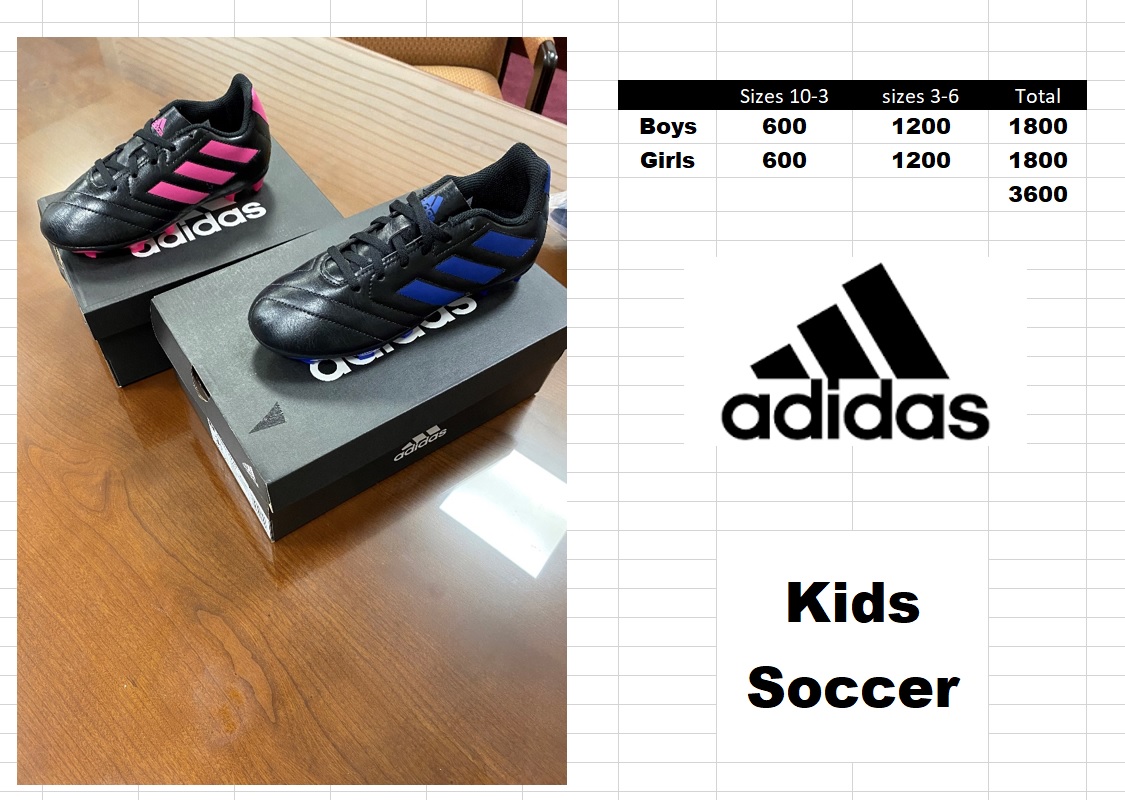 48206 - Adidas Boys & Girls Soccer Cleats USA
