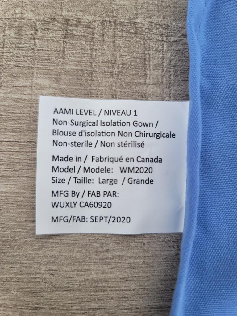 50922 - Isolation Gowns Canada