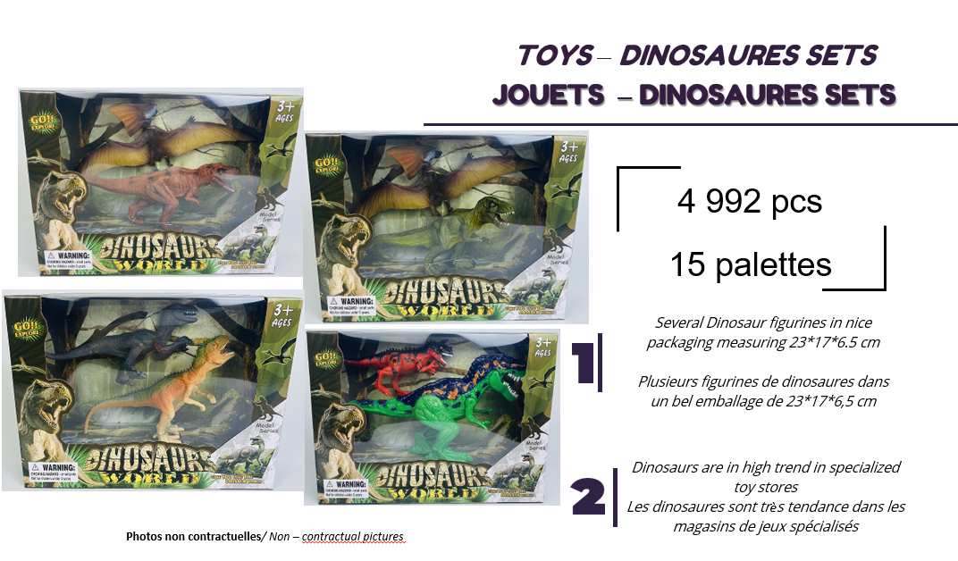 51394 - TOYS – DINOSAURES SETS Europe