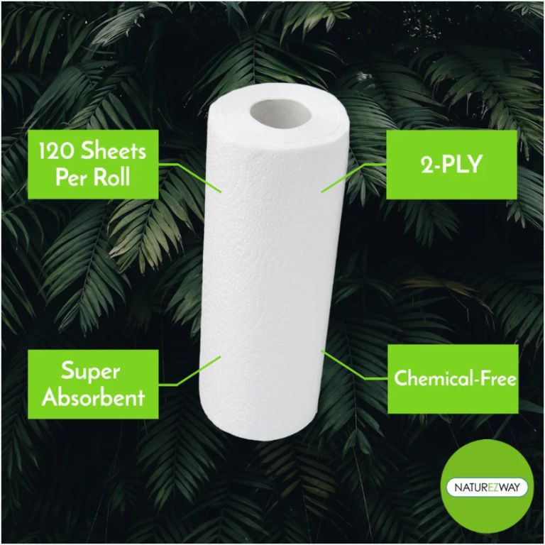 51717 - Naturezway 12 Mega Roll Bamboo Paper Towel Truckloads Ready To Ship USA